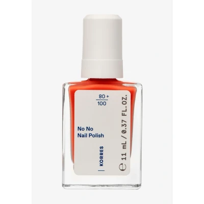 Imagen de KORRES No Nail Polish 43 Summer Peach: esmalte de uñas vegano 10 Free con efecto gel, alta cobertura y brillo brillante, resistente a las grietas, 11 ml