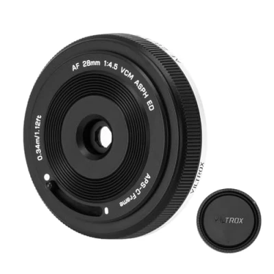 Imagen de VILTROX AF 28 mm F4.5 XF APS C Pancake Objetivo, Autofocus Chips Size Ultra Thin Objetivo para Fuji Fujifilm X Mount cámaras A1 A2 A3 A5 H1 T1 T10 T2 T20 T100 PRO1 PRO2 E1