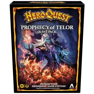 Imagen de Avalon Hill HeroQuest Prophecy of Telor Quest Pack, Requiere el Sistema de Juego para Jugar