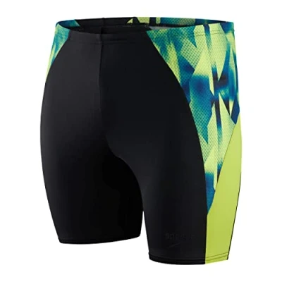 Imagen de Speedo ECO Endurance+ Splice Jammer de longitud media hombre, negro/verde, talla 36