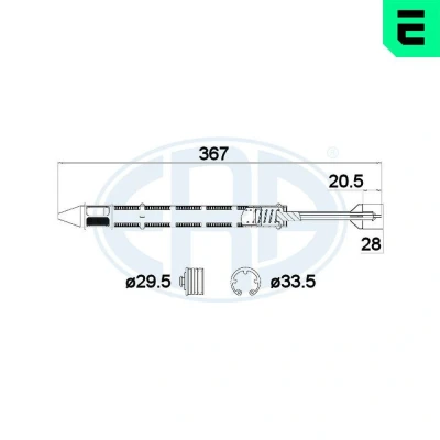 Imagen de ERA 668013 Filtro Deshidratante con tapa, junta anular SEAT: Ibiza 3, Córdoba II Berlina, VOLKSWAGEN: Polo IV Hatchback, SKODA: Fabia I Hatchback