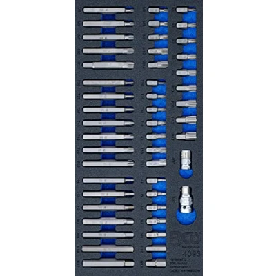 Imagen de BGS 4093 Bandeja para carro 1/3: Juego de puntas combinadas 49 piezas