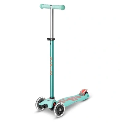 Imagen de Micro® Maxi Deluxe LED Patinete 3 Ruedas Niños con Luces Sistema de Giro por inclinación Altura Regulable 5 12 Años y Niñas