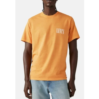 Imagen de Levi&#039;s SS Relaxed Fit tee Camiseta, Ssnl Serif Logo Gold, M Hombre