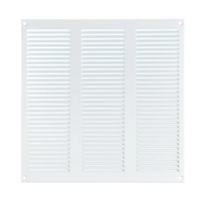 Imagen de Blanco 300x300 mm Rejilla de Ventilacion con Mosquitera, Metalica