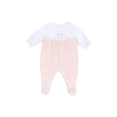 Imagen de Chicco LEG AND BACK Opening Pijama de bebé para niños, Talla: 9m, Pink