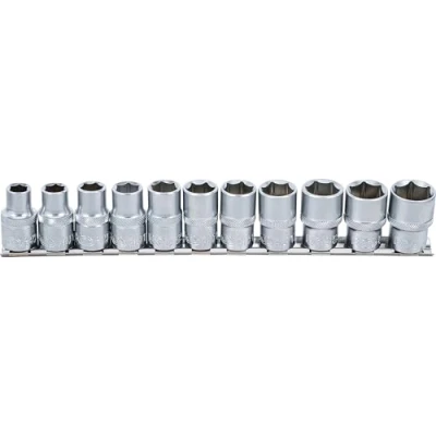 Imagen de BGS 9106 Juego de llaves vaso, hexagonal entrada 12,5 mm (1/2&quot;) 10 21 11 piezas