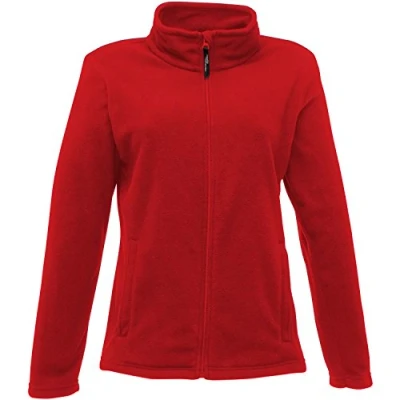 Imagen de Regatta Chaqueta de Forro Polar con Cremallera Completa para Mujer, Color Rojo clásico, Talla 12
