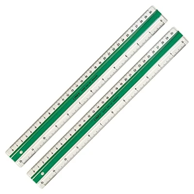Imagen de Linex Regla, regla de 30 cm, paquete 2