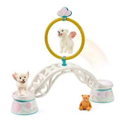 Imagen de Schleich Winged Baby Lion Training bayala bebé, león Figura de Juego, Multicolor, (42524n)
