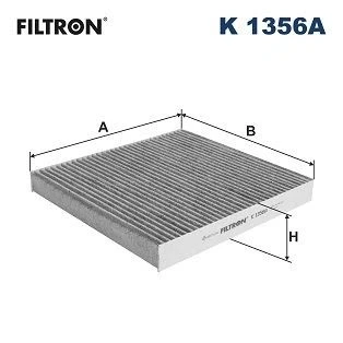 Imagen de FILTRON K 1356A Filtro de habitáculo carbón activado con polifenol 264 243 30 JEEP: GRAND CHEROKEE 4