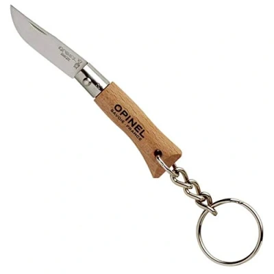 Imagen de Opinel Mini Messer, Größe 2, rostfrei, mit Anhänger,