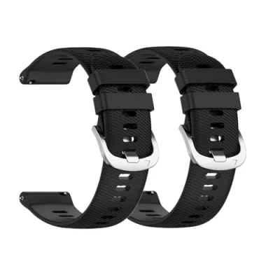 Imagen de Waekethy Correas para Garmin Vivoactive 5/Vivoactive 3/Forerunner 245, Correa Reloj 20mm Silicona Deporte Pulsera Compatible con Venu/Venu sq/Venu sq2/Venu 2 plus