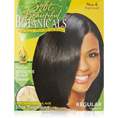 Imagen de Soft &amp; Beautifull Botanical Relaxer Kit Regular