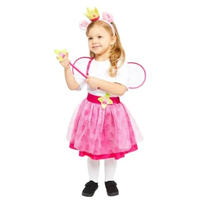 Imagen de amscan Disfraces infantiles Peppa Wutz, hada, princesa, con alas, carnaval