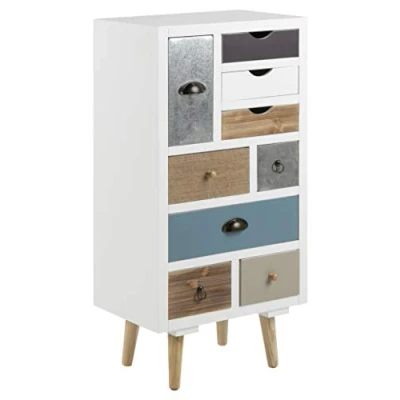 Imagen de AC Design Furniture Suwen Cajonera, Al.: 98 x An.: 48 Prof.: 32 cm, Multicolor, Madera, 1 pz