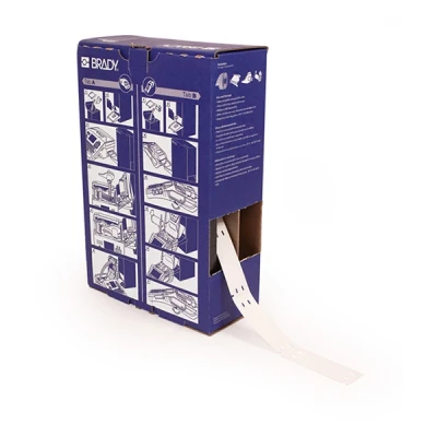Imagen de BMP61 Brady BM 15x75 348 WT etiquetas de poliolefina blancas 15 mm x 75