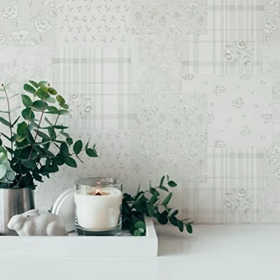 Imagen de A.S. Création Blumenmchen Maison Charme 390662 Papel pintado no tejido, 10,05 m x 0,53 m, fabricado en Alemania