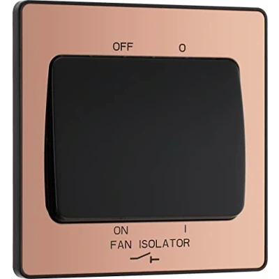 Imagen de BG Electrical Evolve Interruptor aislante de ventilador, triple polo