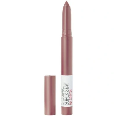 Imagen de MAYBELLINE SuperStay Ink Crayon, Pintalabios Mate de Larga Duración, Tono 45 Hustle in Heels, 1.5 g (Paquete 1)
