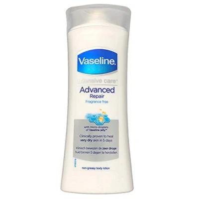 Imagen de 6 x Vaseline Intensivo Cuidado Loción corporal Advanced Repair para pieles sensibles 400 ml