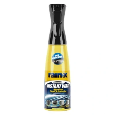 Imagen de Rain X Cera Instantánea Aplicación rápida con protección cerámica y Brillo Duradero Ideal para Pintura, Goma plástico 600 ml