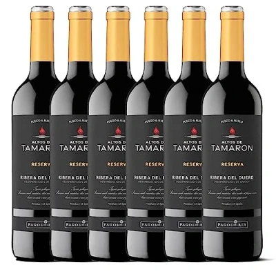 Imagen de Altos de Tamaron Reserva Tinto D, O, Rib, Duero Vino, Paquete 6 x 750 ml, Total: 4500 ml