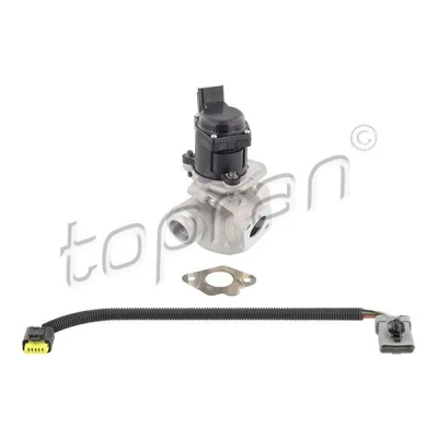Imagen de TOPRAN 639 156 Válvula EGR eléctrico con junta, kit de cables FORD: Focus 2, C Max, 2 Limousine, VOLVO: S40 II, V50