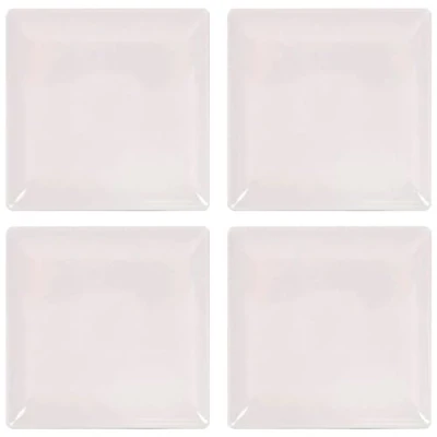 Imagen de AC Pack de 4 Platos Modelo Cerámica 26,5 x cm Material Resistente Apto para lavavajillas y microondas Ideal el hogar, Cocina hosteleria.