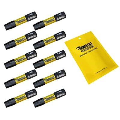 Imagen de 10 x SabreCut SCTX4032_10 32 mm T40 TX40 Juego de puntas destornillador impacto magnético Torx Heavy Duty Compatible con Dewalt Milwaukee Bosch Makita y más