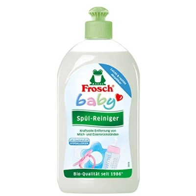 Imagen de Frosch baby Limpiador de lavavajillas 500 ml potente eliminación restos leche y comida, hipoalergénico, fórmula especial: elimina incluso en polvo