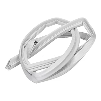 Imagen de LUTH Premium Profi Parts Junta de puerta goma 2 m (200 x 100 cm) color blanco Accesorio universal para frigorífico refrigerador nevera congelador combinación
