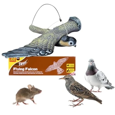 Imagen de Dicoal Repelente de Pájaros Se Activa con el Viento Ideal para Alejar Aves los Árboles Frutales Seguro la Fauna Silvestre y Las Mascotas Fácil Instalar Control Plagas