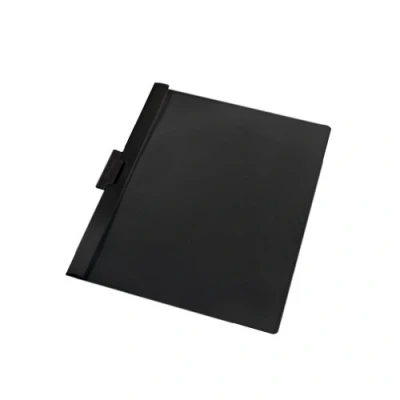 Imagen de Herlitz 10312486 Funda plástica con solapa transparente capacidad para 30 hojas de PVC color negro (Pack 5)
