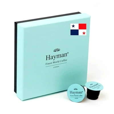Imagen de 100% Café Geisha de Panamá recién tostado, en cápsulas compatibles con máquinas Nespresso Original Line Preciosa caja 20 cápsulas!