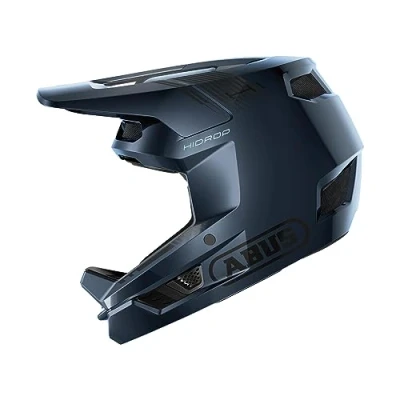 Imagen de ABUS Downhill Helmet HiDrop Casco integral certificado ASTM con carcasa exterior ABS para MTB: descenso, enduro y bike park adultos adolescentes azul, talla S