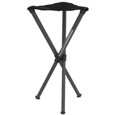 Imagen de Walkstool Modelo Basic Negro Taburete Plegable 3 Pies de Aluminio Altura del Asiento 60 cm Carga máxima 175 kg Hecho en Suecia