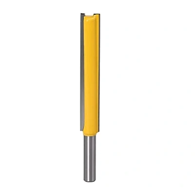 Imagen de ExcInter Broca de corte recto largo 8 mm para carpintería, x 1/2 76 puntas fresado largas, 1 herramienta madera