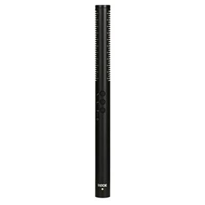 Imagen de RØDE NTG4+ Micrófono de condensador (cañón, cápsula bajo ruido, cargador USB, 150 horas operación), color negro