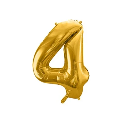 Imagen de partydeco. pl FB1M 4 019 Globo con el número (86 cm), color dorado