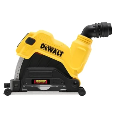 Imagen de DEWALT DWE46225 XJ Protector para cortes 115 125mm, Mejor extracción del polvo, Puerto de gran tamaño