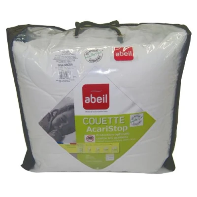 Imagen de Abeil Edredón anti ácaros Acaristop Algodón blanco 400g/m², Cama 90 140 x 200 cm