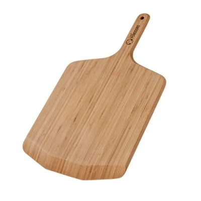 Imagen de Chef Pomodoro Pala Pizza 30 cm, Tabla Horno de Madera Bambú para Hornear Casera y Pan, Bandeja Aperitivos, Embutidos Quesos, Utensilios Cocina Pizzeros