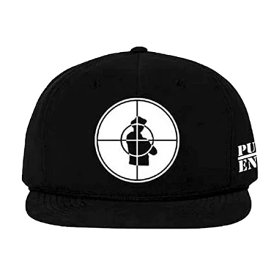 Imagen de Public Enemy Gorra De Beisbol Solid Target Nuevo Oficial Negro Unisex Snapback Size One