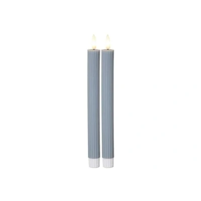 Imagen de Juego de 2 velas LED Flame Stripe cera