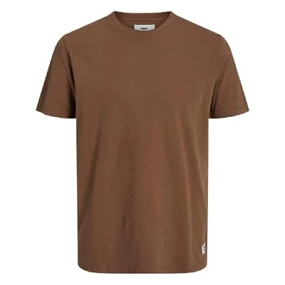 Imagen de JACK &amp; JONES Camiseta Masculina RDD Color sólido Cuello Redondo