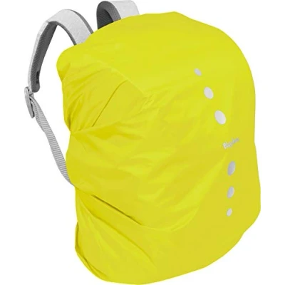 Imagen de Playshoes Funda impermeable para mochila, Equipaje niños, Unisex Amarillo (Neon Yellow), S
