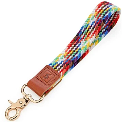 Imagen de SENLLY Llavero de Pulsera, Estirable Correa Cordón para la Muñeca Llaves, Original Elástico Diseño Anticaída.