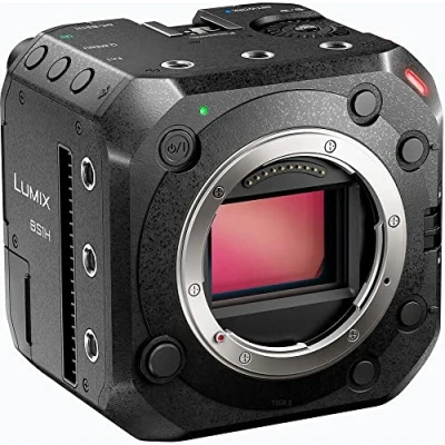 Imagen de Panasonic Lumix DC BS1HE Cámara Box (Montura L, Sensor de Formato Completo 24 MP, transmisión en Vivo, producción películas, utilizable con Drones) Negro