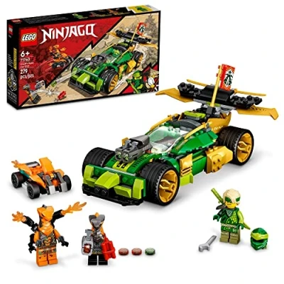 Imagen de LEGO NINJAGO Lloyd’s Race Car EVO 71763 Building Kit Featuring a Ninja Toy, Lloyd and Snake Figures; Creative Toys for Kids Aged 6+ (279 Pieces)